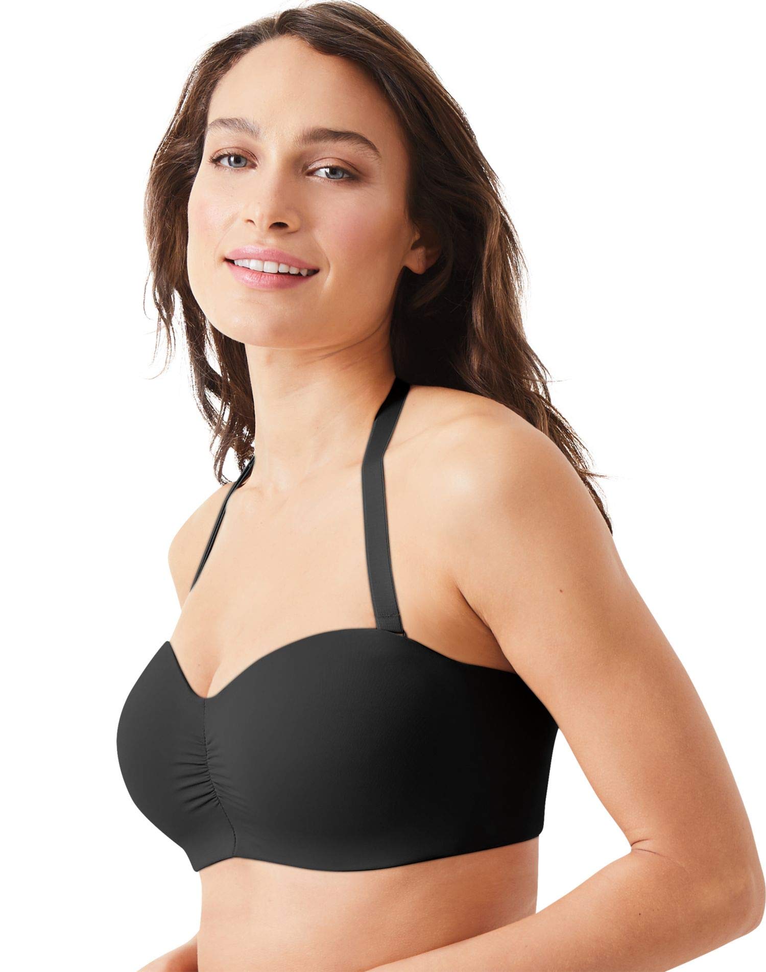 Bali Women's Comfort Revolution Multiway Strapless Wirefree Bra DF6583 S Black