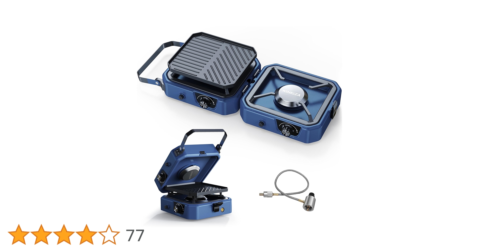 Amazon | アップグレード版WINKIZA 2バーナー 折りたたみ式