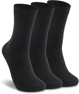 LIXIA Women's Merino Wool Thin Crew Socks - Breathable, Moisture-Wicking, All-Season