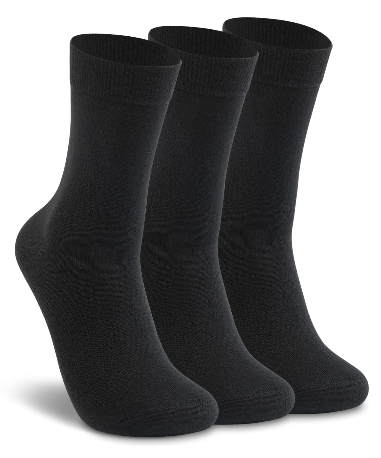 LIXIA Women's Thin Merino Wool Socks Mid-calf Light Weight Cozy Warm Breathable Multi Colors Daily Wear Winter Liners