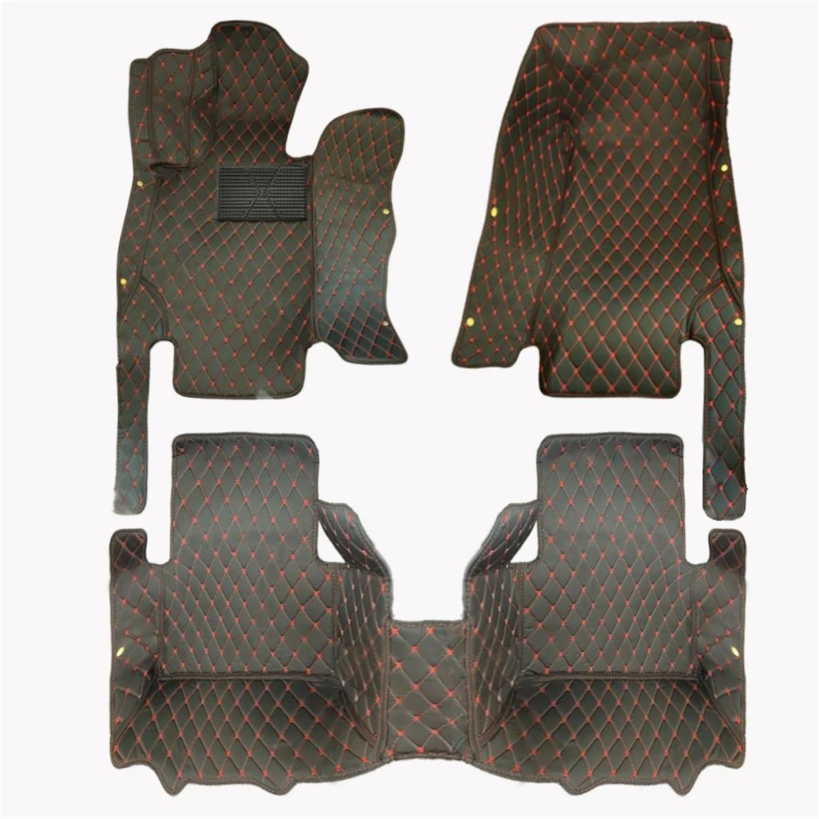 Tapis de sol Citroën C3 2016+ en cuir synthétique pour l'habitacle complet - 7