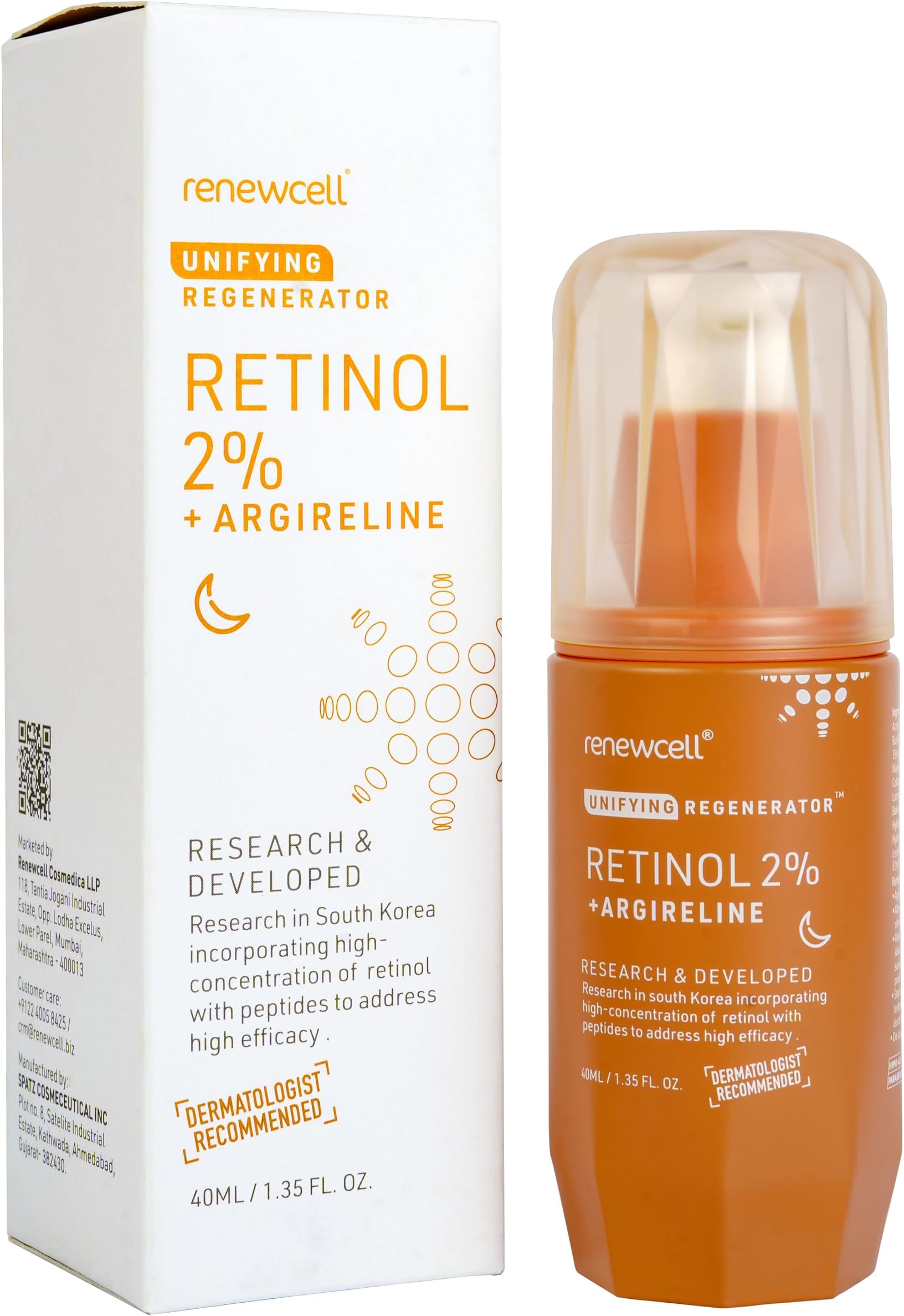 YUDERMA Unifying Regenerator With RETINOL 2% + ARGIRELINE Cream, 40 Ml