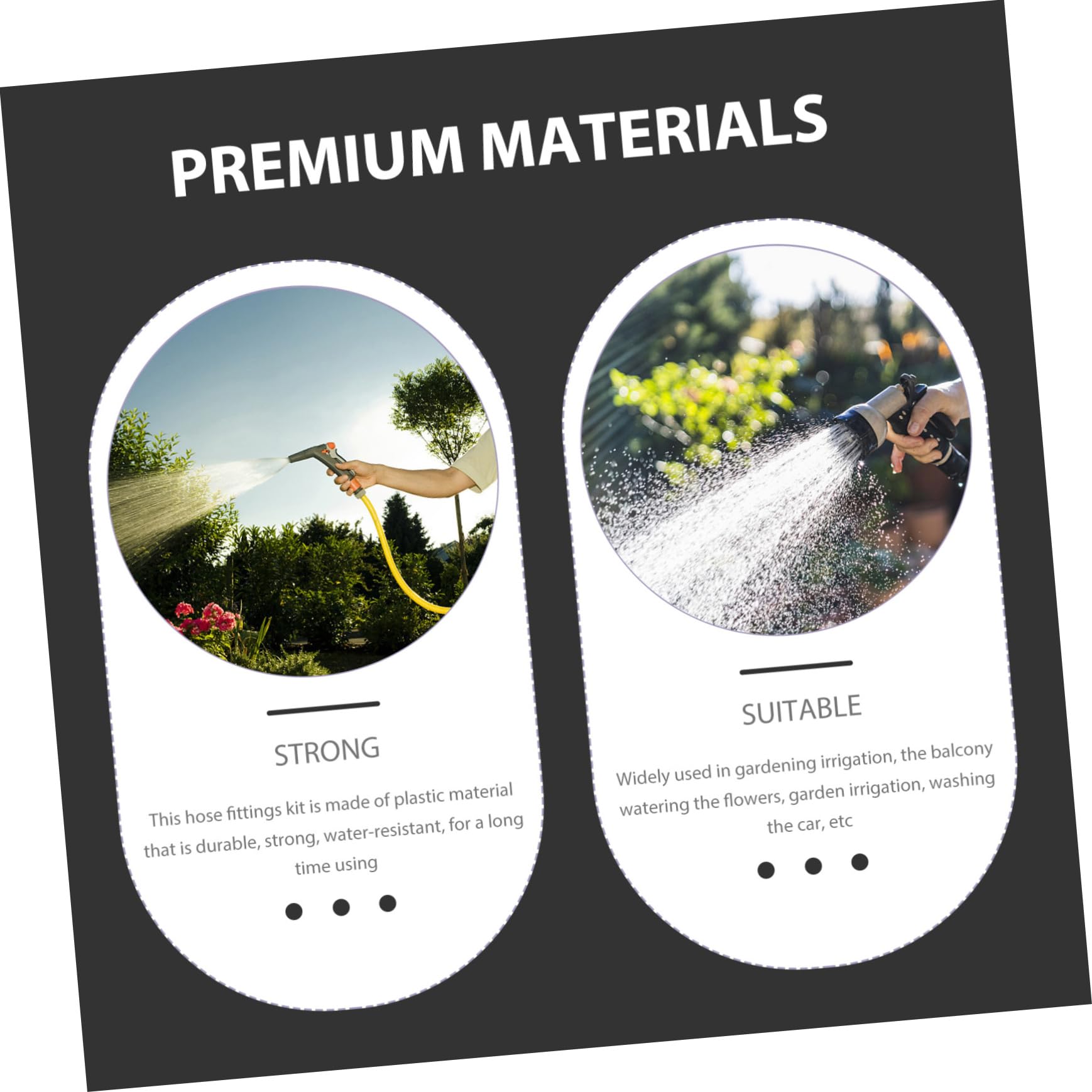 Hemobllo Conectores De Manguera Rápidos Adaptadores De Acoplamiento para Jardín Conexiones Resistentes Herramienta para Jardín 25 Piezas X 4