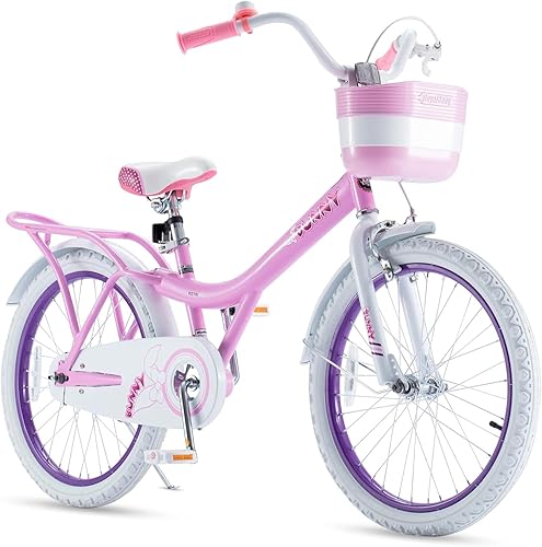 Royalbaby Princess - Bicicleta para niñas de 12, 14, 16, 18, 20 pulgadas, con cesta para niños de 3 a 12 años