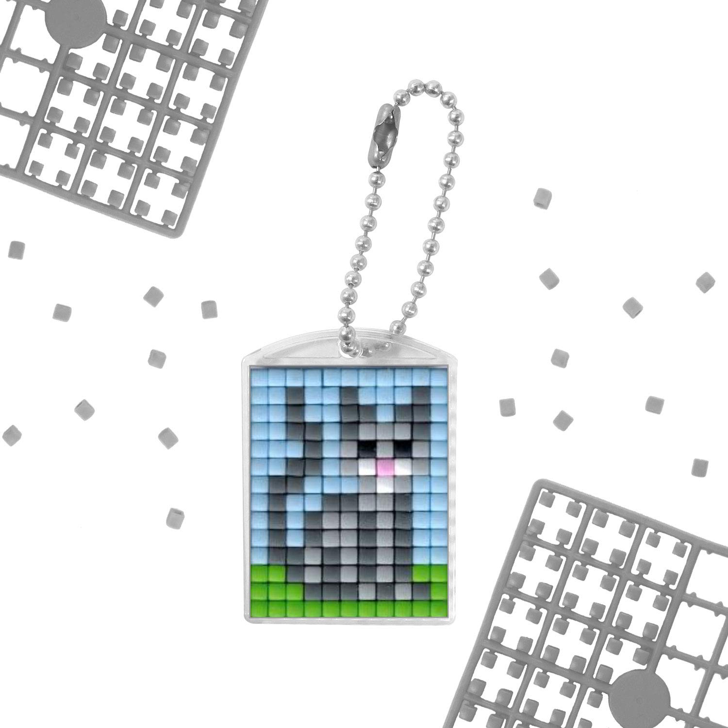 Set De Manualidades Pixel Pracht Creatives - Para Hacer 6 Medallones O Llaveros, Ideal Para Niños A Partir De 6 Años