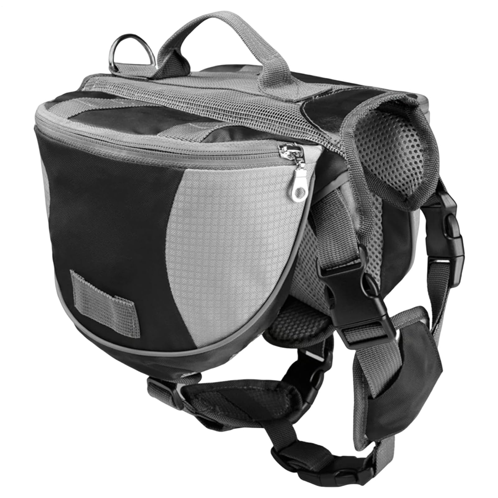 Mochila de Senderismo para Perros, con Bolsillos Laterales Y Suministros Ajustables, Arnés de Senderismo para Perros, para Compras Diarias Viaje Urbano Transporte Coche Transporte Público