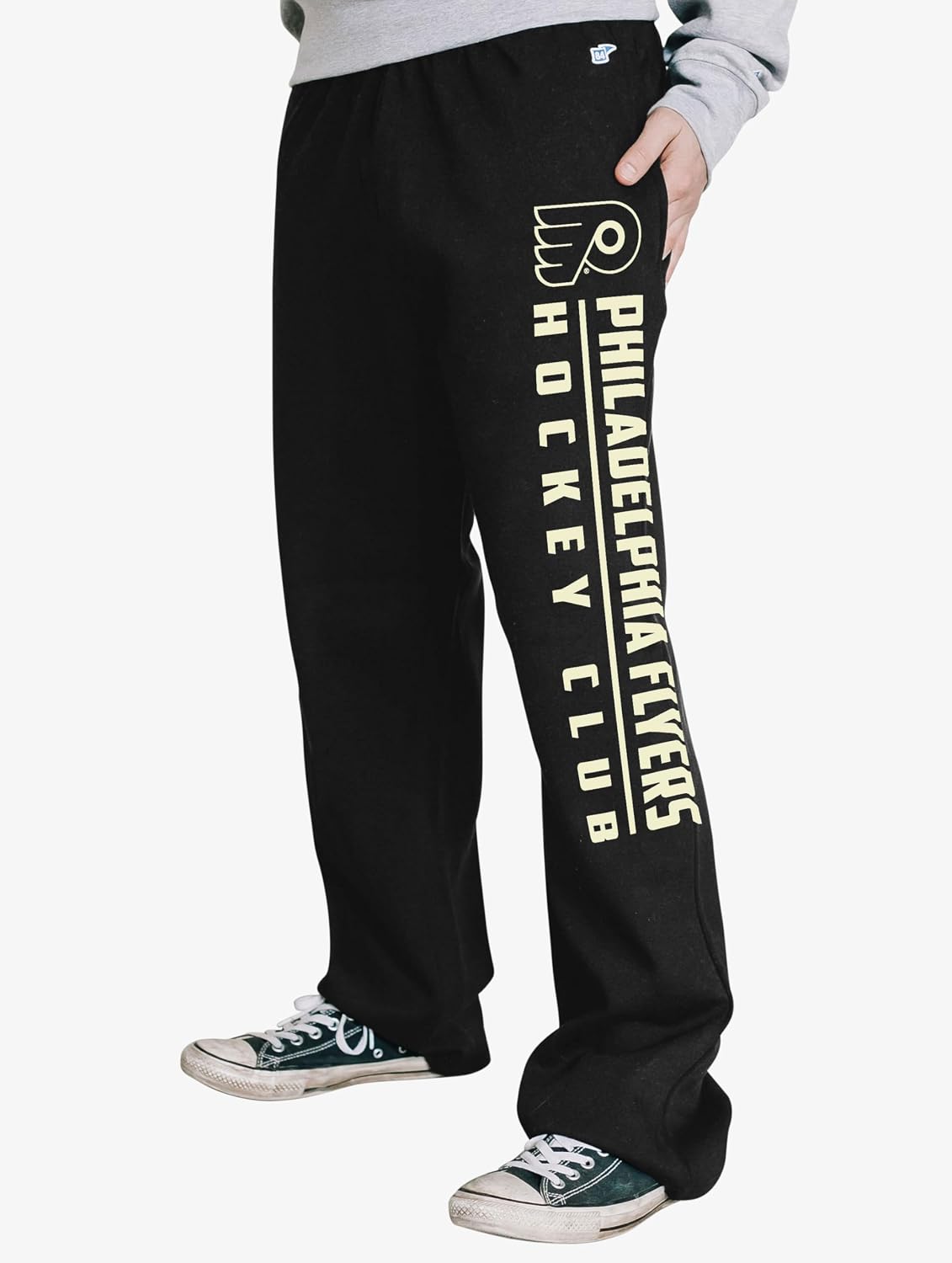 Blue 84 NHL Mens NHL Officially Licensed Sweatpants Pop Echo Black