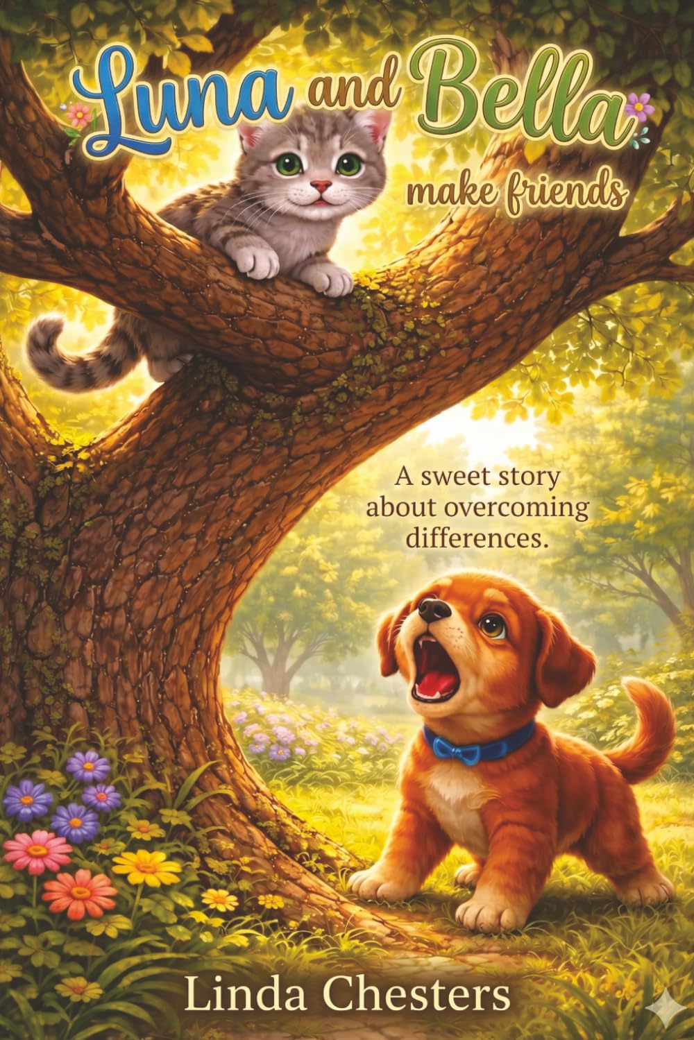 Luna and Bella make friends: A sweet story about overcoming differences (Luna and Bella, the puppy and the kitten.)