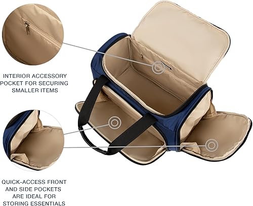 Vista 3 de Travelpro Juego de pista suave, Azul, Conjunto Runway Softside