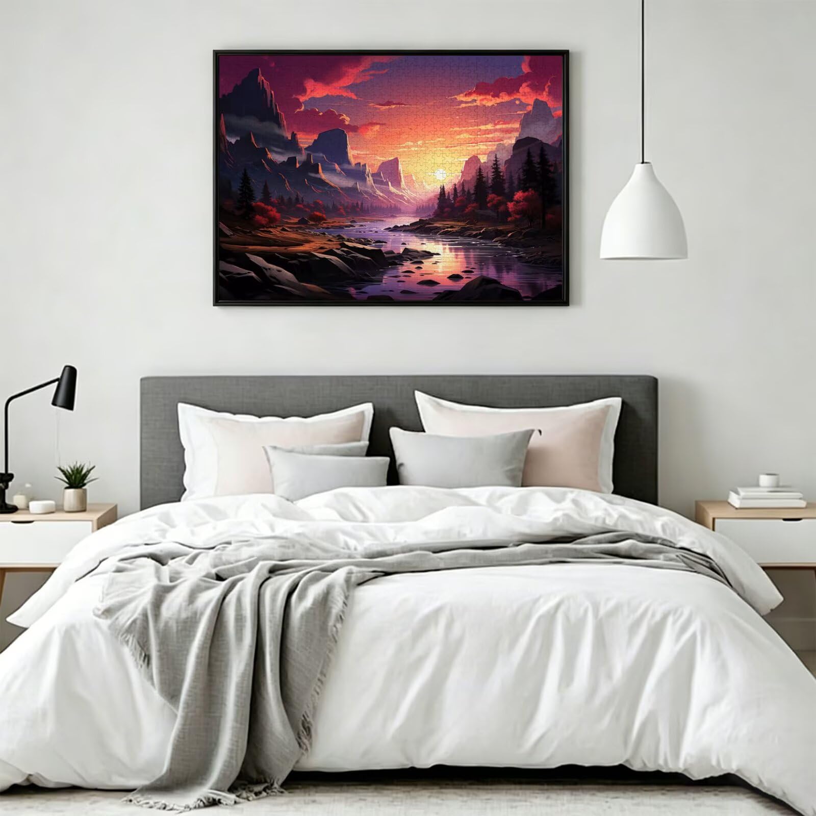 Puzzle 6000 Pezzi montagna Puzzle Classici per Gioco Familiare, n-744