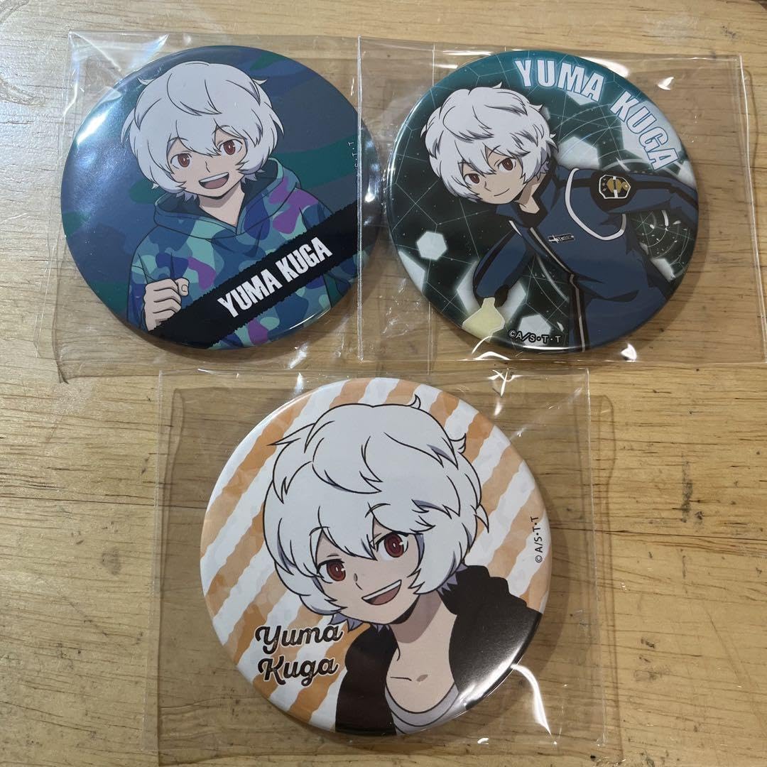 Amazon.co.jp: ワールドトリガー 空閑遊真 75mm 缶バッジ 3個セット