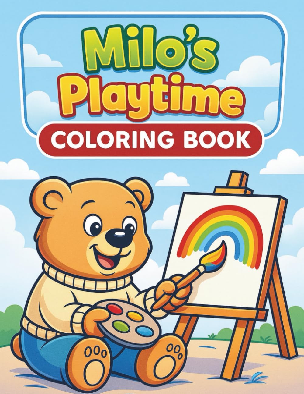 Milo’s playtime coloring book