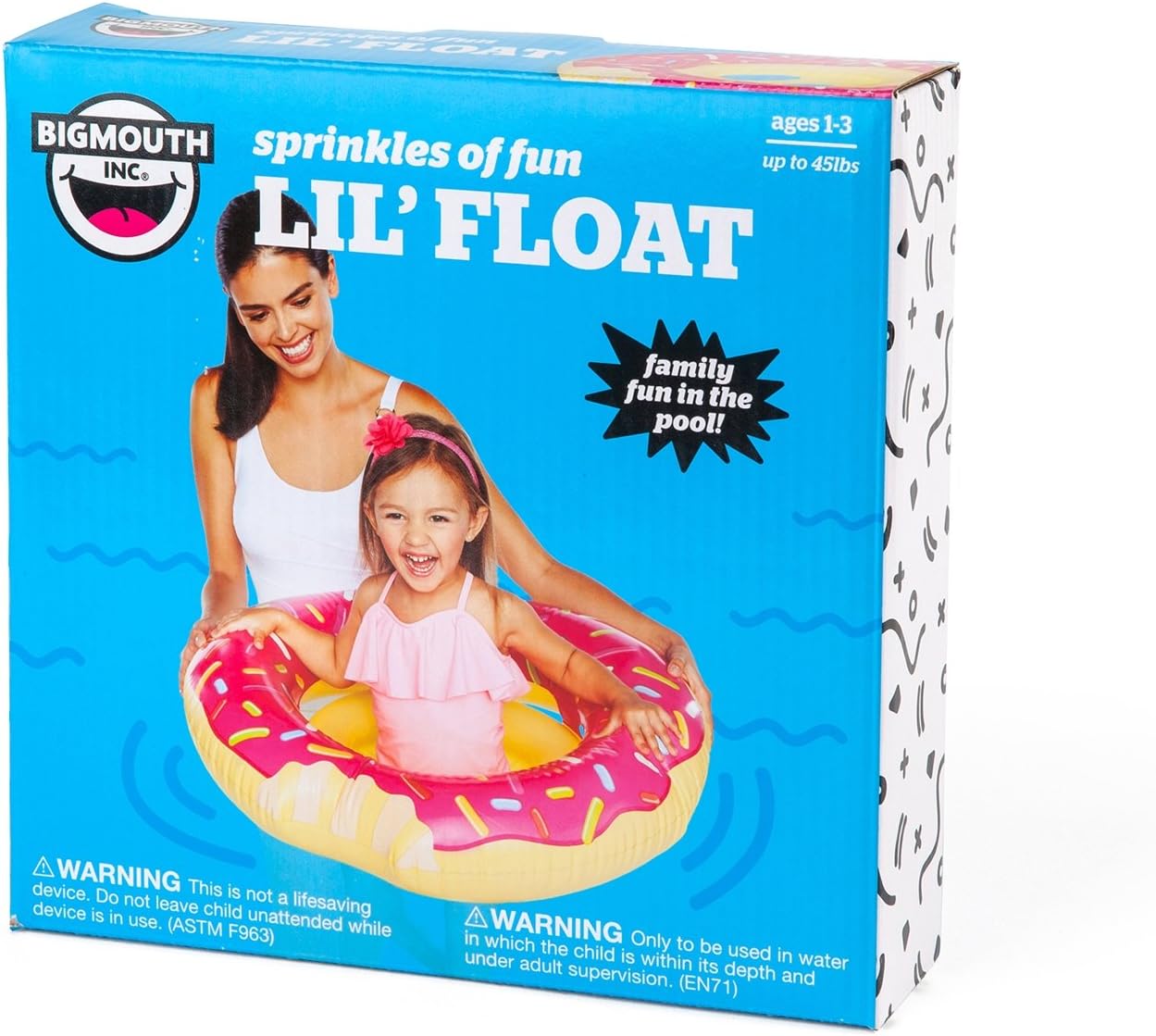 BigMouth BMLF-0005 Inflatable Mini-Mermaid Lil' Float : Toys & Games