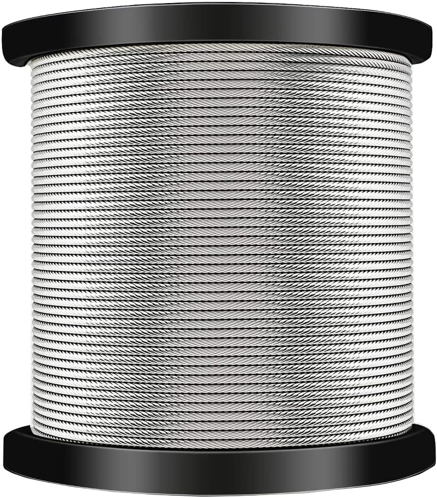 Fencing Electric Galvanised Wire for Boundary, Solar Fence Energizer & Jhatka Machine, Agriculture, Fencing, Factory, Industry, Garden | 1.6mm Wire (1000 Meter-10 Kg)