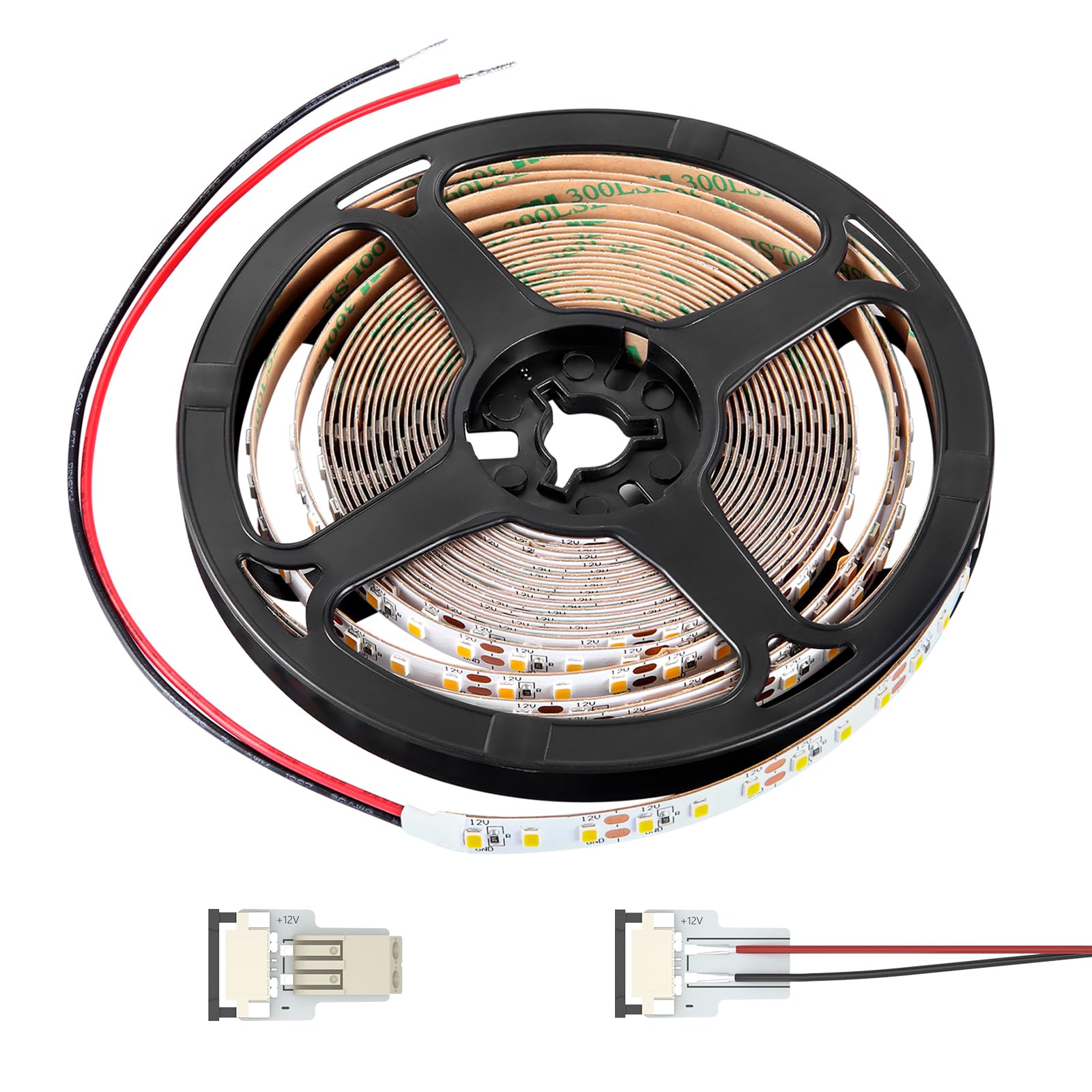 Obeaming 12V LED Streifen 5m Wohnmobil Unterbauleuchte, 12V Leiste Lampe für 2120lm CRI91 600LEDs Dimmbar, Wohnwagen Camper Boot Yacht Innenbeleuchtung (6500K)