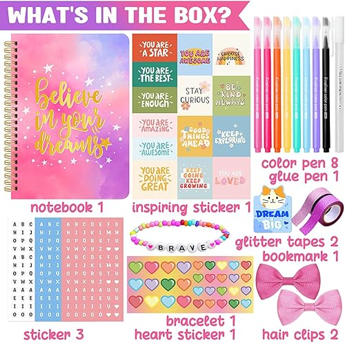 Miniatura 2 de Kit de diario de bricolaje para niñas, juguetes para edades de 8 a 14 años y regalos de cumpleaños para niñas, regalos para niñas de 6, 7, 8, 9, 10,
