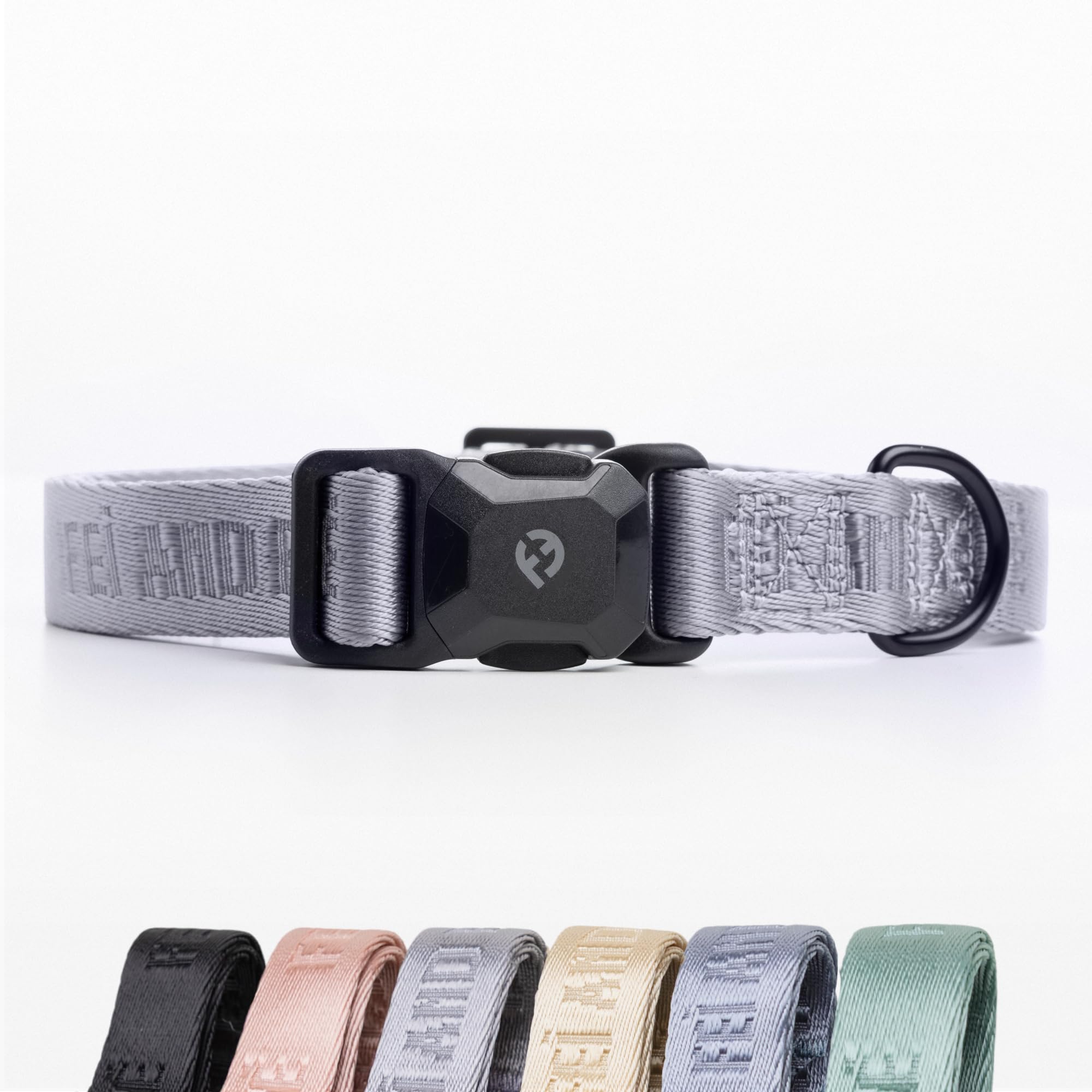 Fei & Eve Classic Dog Collar, Large (Twilight Gray)