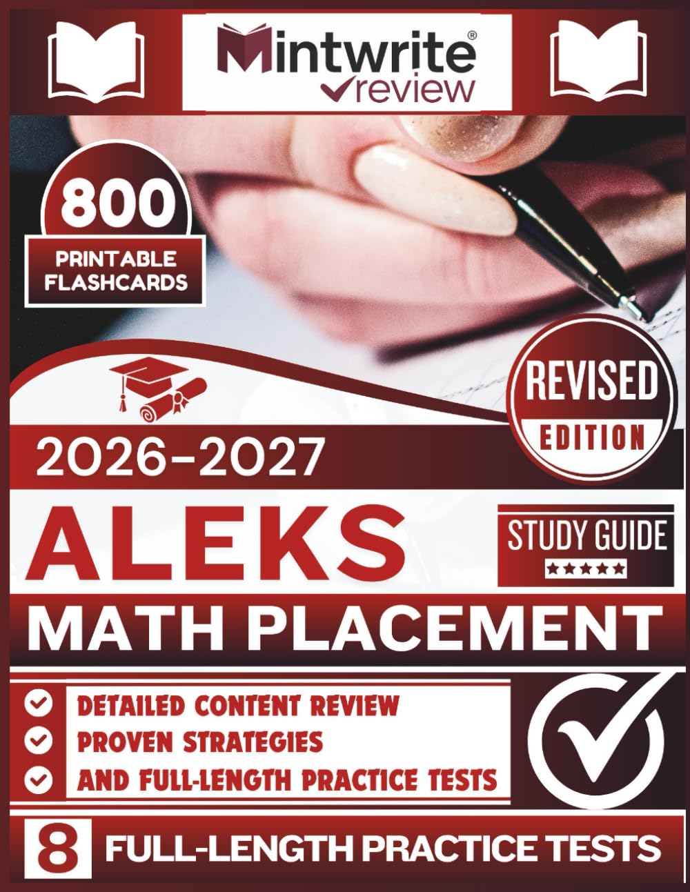 ALEKS Math Placement Study Guide 2026-2027: Detailed Content Review, Proven Strategies, And Full-Length Practice Tests