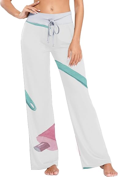 Amazon.com: AQQA Pantalones de pijama para mujer, con pasta de dientes de  dibujos animados, para el hogar, pantalones anchos para mujeres, adecuados  para mujeres y parrillas : Ropa, Zapatos y Joyería