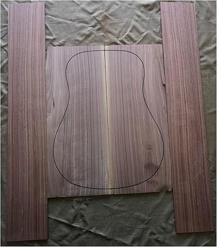 1 Set Guitar Back and Side Kit 41inch Guitar Panel Guitarra Making Material DIY Guitar Kit (Color  22)