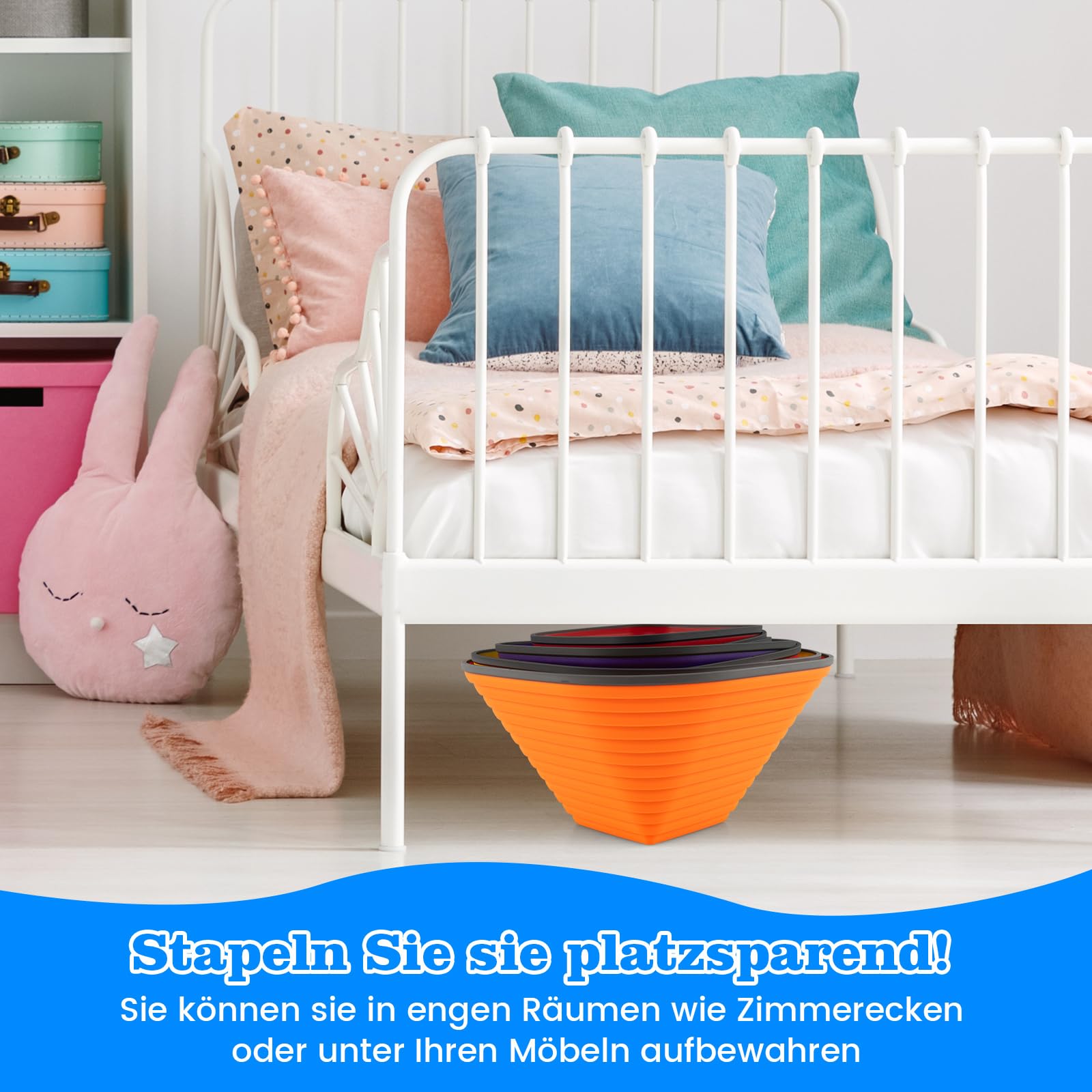 COSTWAY Balanciersteine für Kinder, Stapelsteine rutschfest, Flusssteine für Indoor & Outdoor, Stepping Stones bis 80 kg Belastbar, Trittsteine, Sensorisches Spielzeug ab 3 Jahren