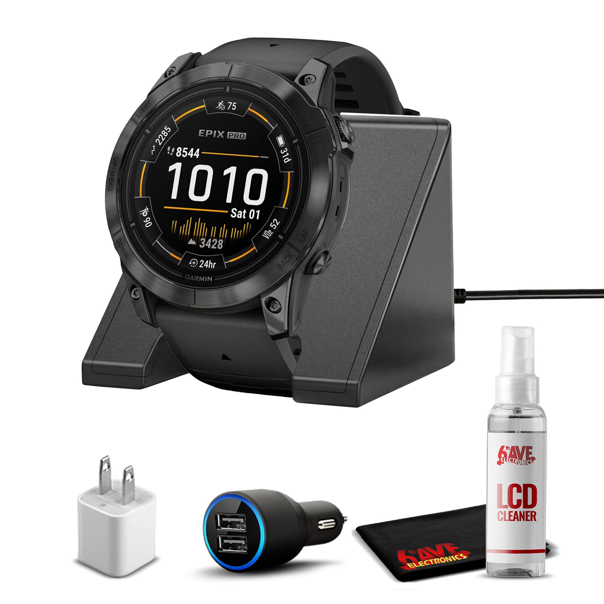 Amazon.co.jp: Garmin Epix Pro (Gen 2) 51mm ガラス スレートグレー  