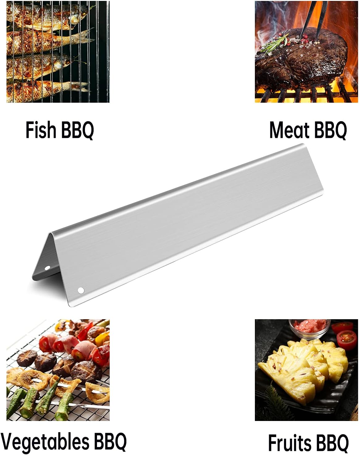 Kalomo 15.3" Grill Flavorizer Bars Accessories for Weber 7636, Grill Flavor Bars BBQ Gas Grill Replacement Parts for Weber 46510001, 47513101, Spirit 300 Series, Spirit E-310, E-320, S-330 : Patio, Lawn & Garden