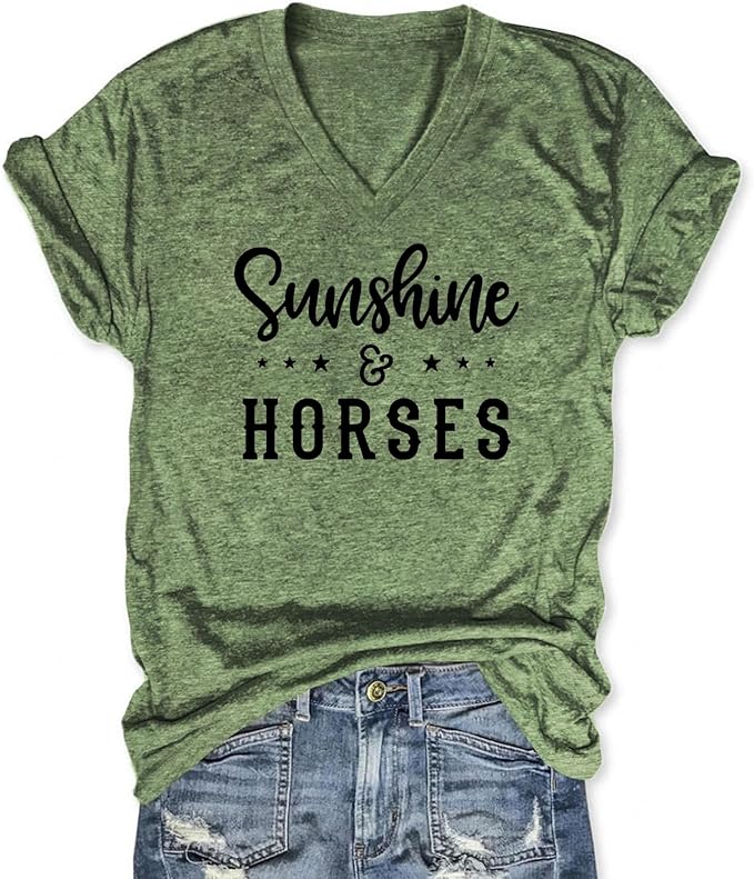 Women's horse t-shirt