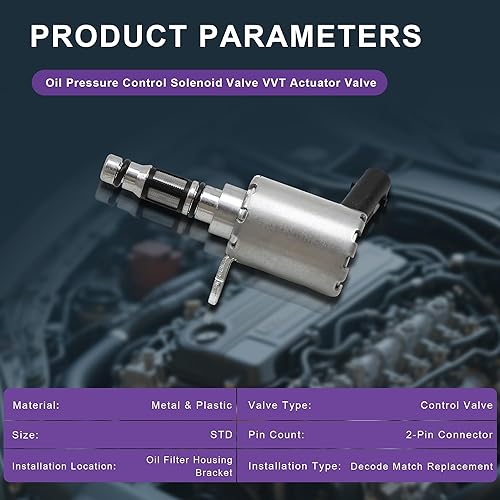 Miniatura 3 de Válvula solenoide de control de presión de aceite VVT Actuador Válvula 06K115243AA Reemplazo para VW Golf Sharan Touareg Audi A3 A4 A5 A6 A7 Q5 Q7