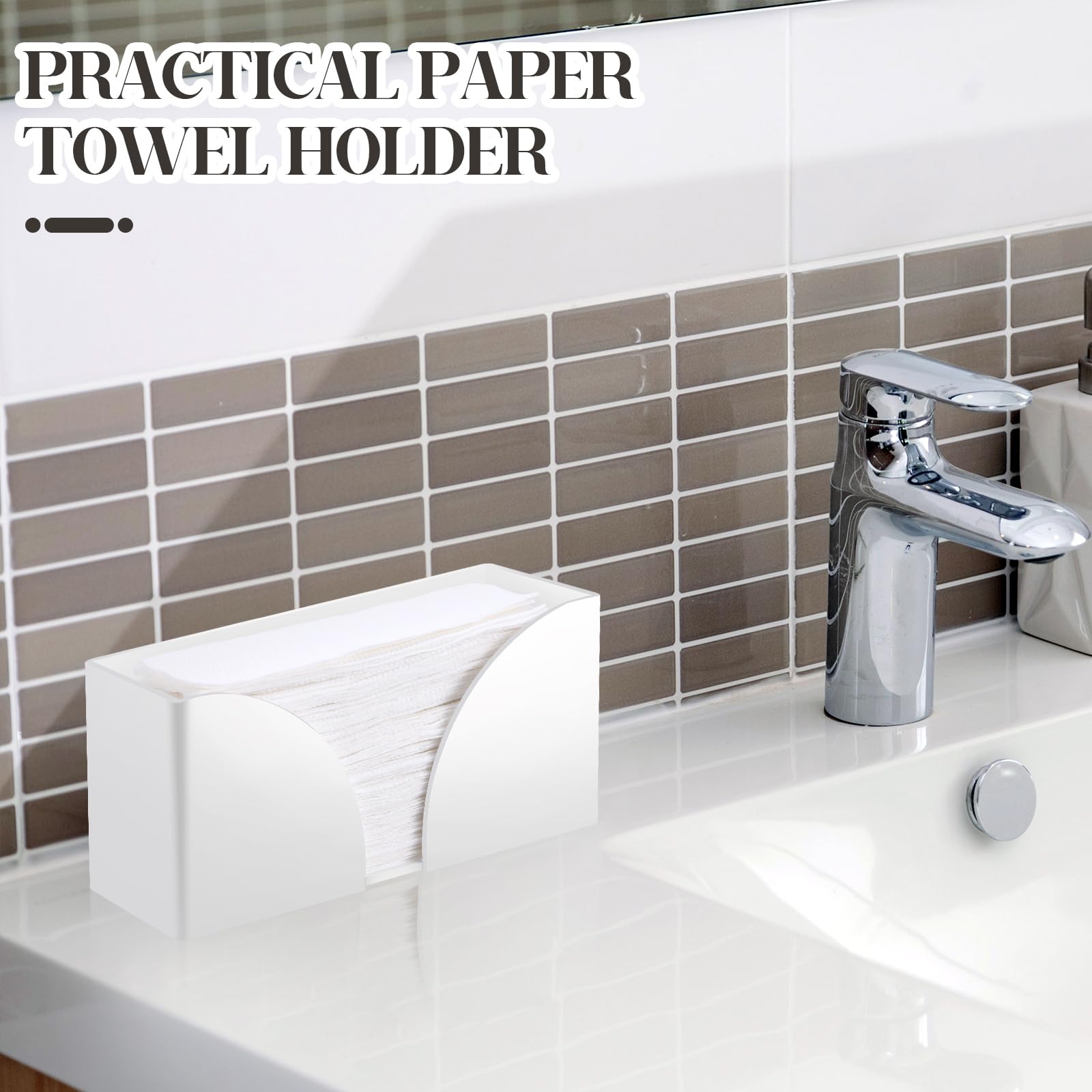Porte-Serviettes En Papier Pour Comptoir, Noir - Leroy Merlin