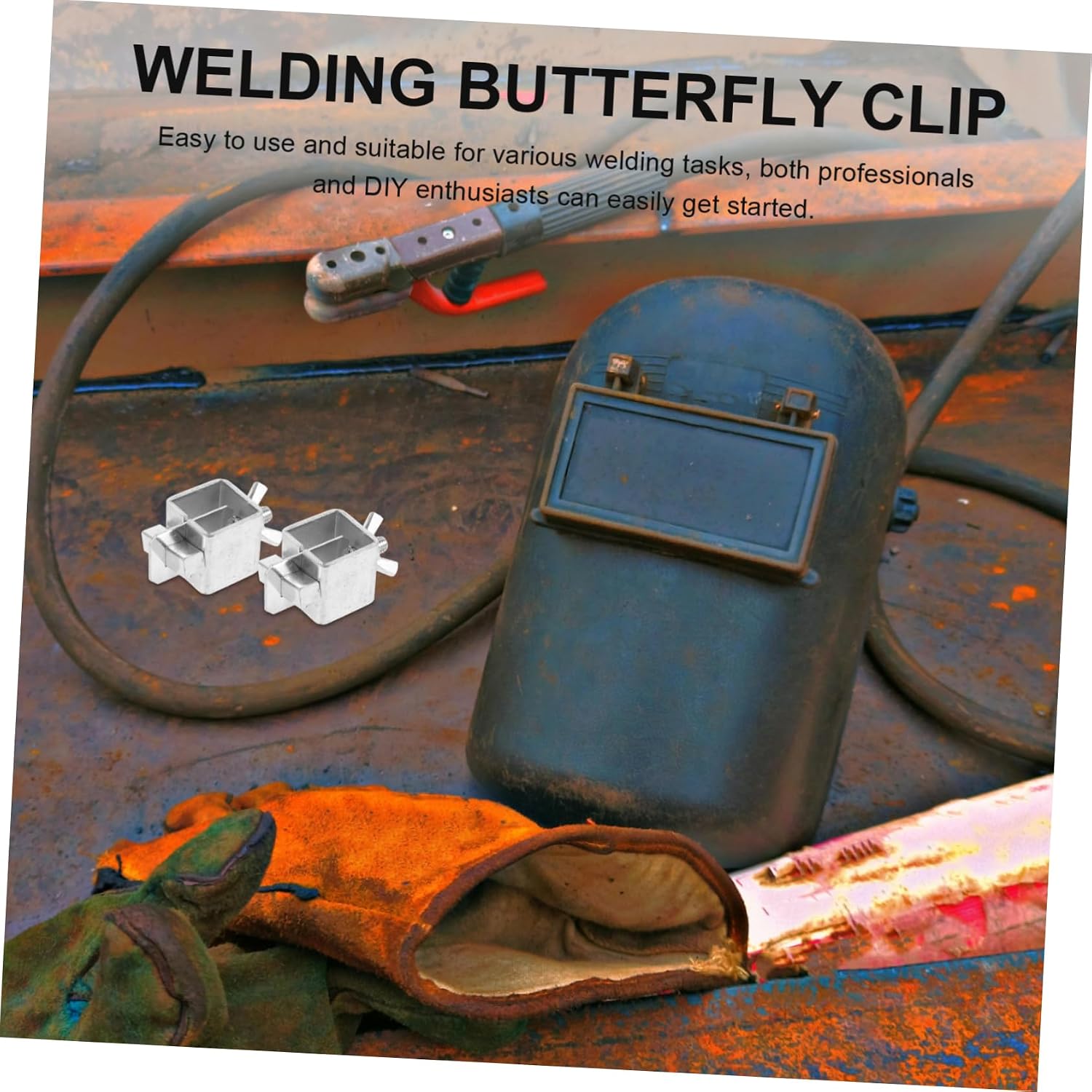 8pcs Heavy Duty Butt Welding Clamps Welding Positioner Clips for Efficient Electrical Applications and Performance