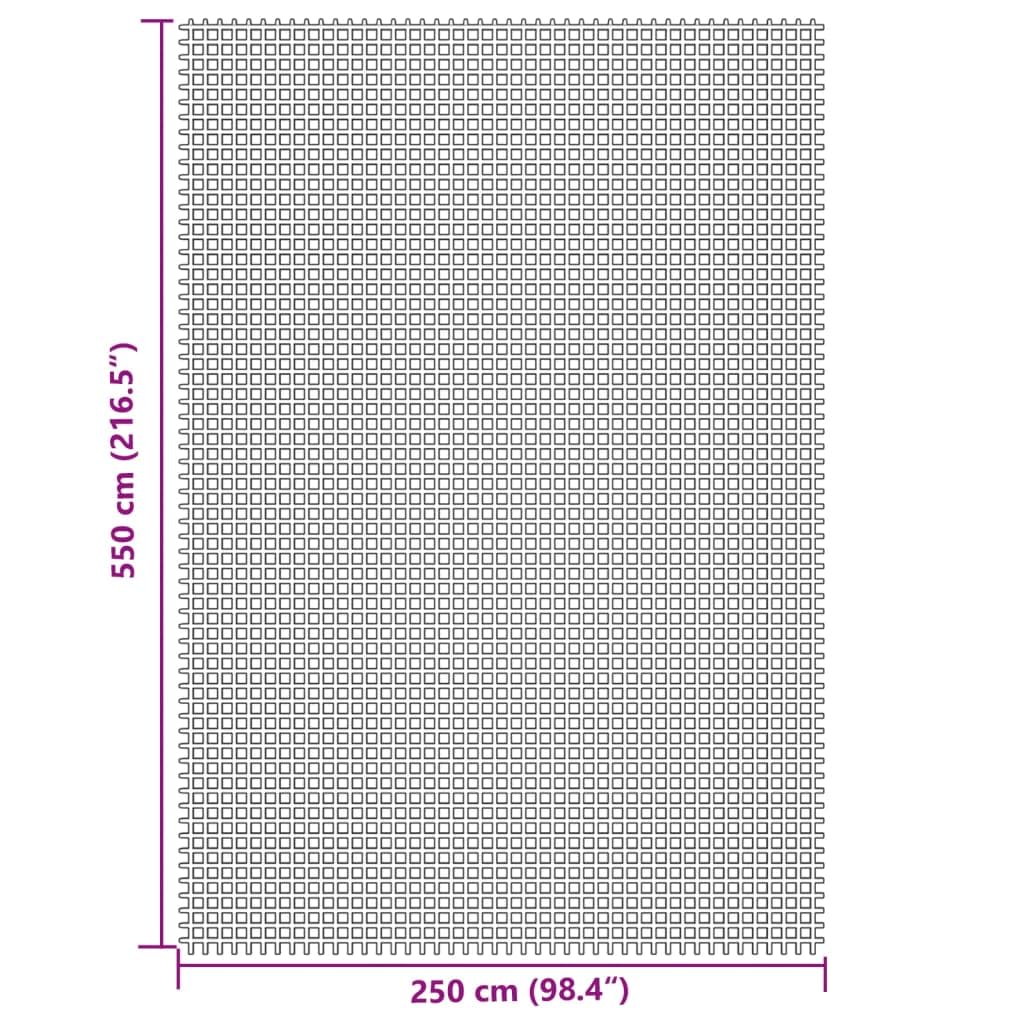 Tapis de tente anthracite x en polyester, léger et durable pour une utilisation en extérieur, convient comme support pour tente de camping, randonnée, bâche de sol et accessoires de tente