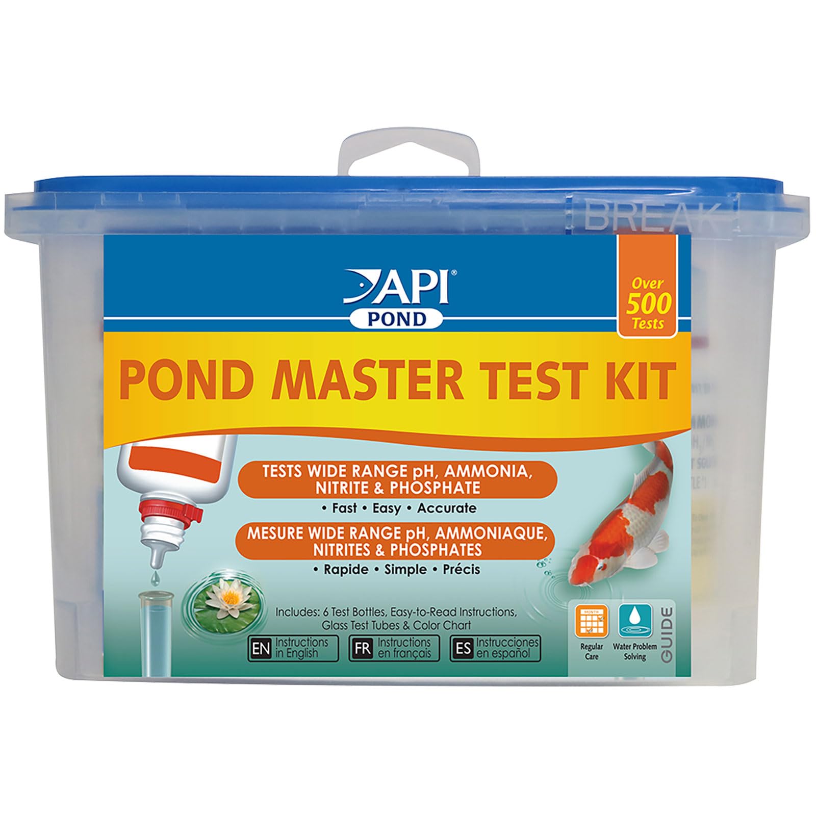 API Aquarium Pharmaceuticals Pondcare Liquid Master Test Kit