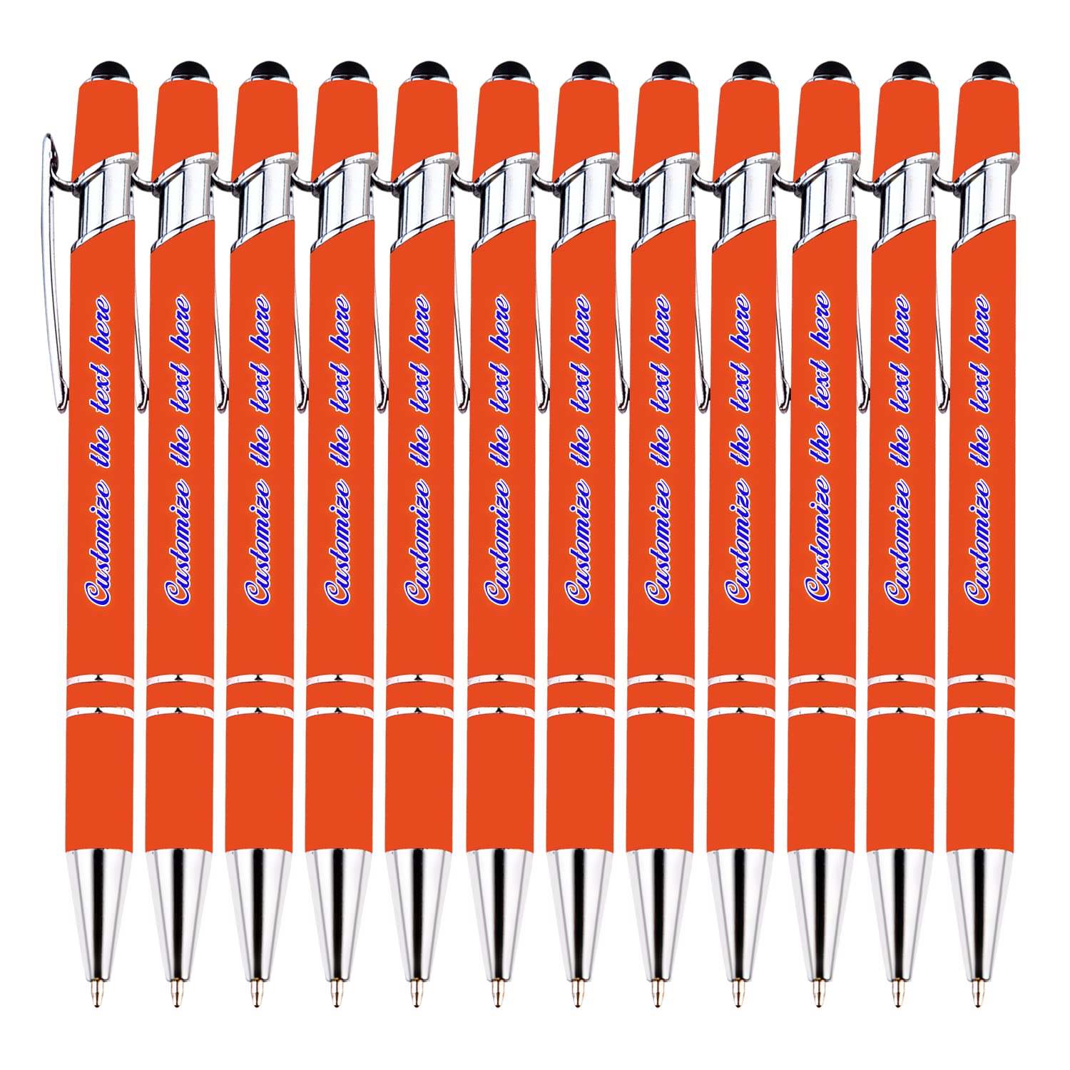 Customized Color Printing Ballpoint Pen, Personalized Ballpoint Pens with Message for Business,Graduation,Anniversaries, Personalized Gift Pen for Employee Appreciation, Birthdays, Graduation, 24PCS