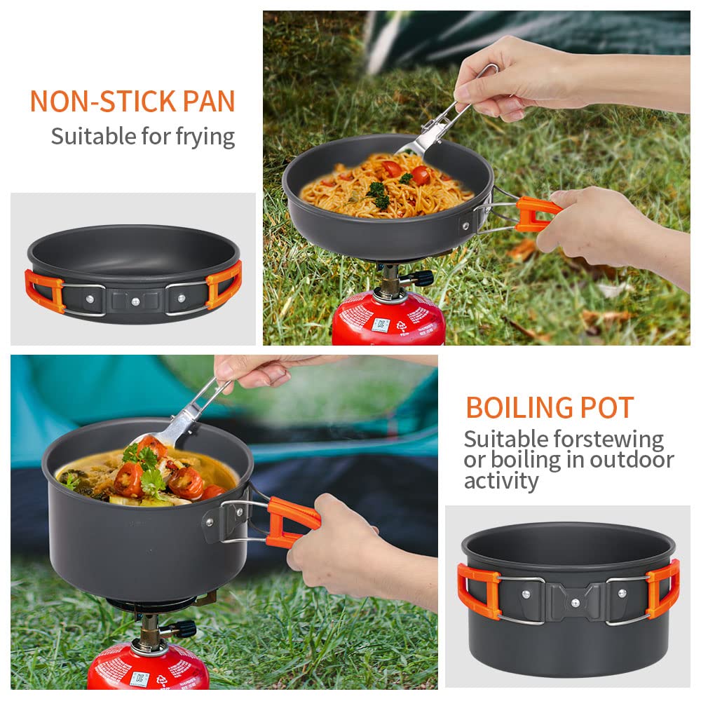 SOMEDA® Ensemble De 28 Ustensiles De Cuisine Portables Pour 4 Personnes – Acier Inoxydable, Idéal Pour Voyages, Camping, Pique-niques, Camping-car Et Fêtes