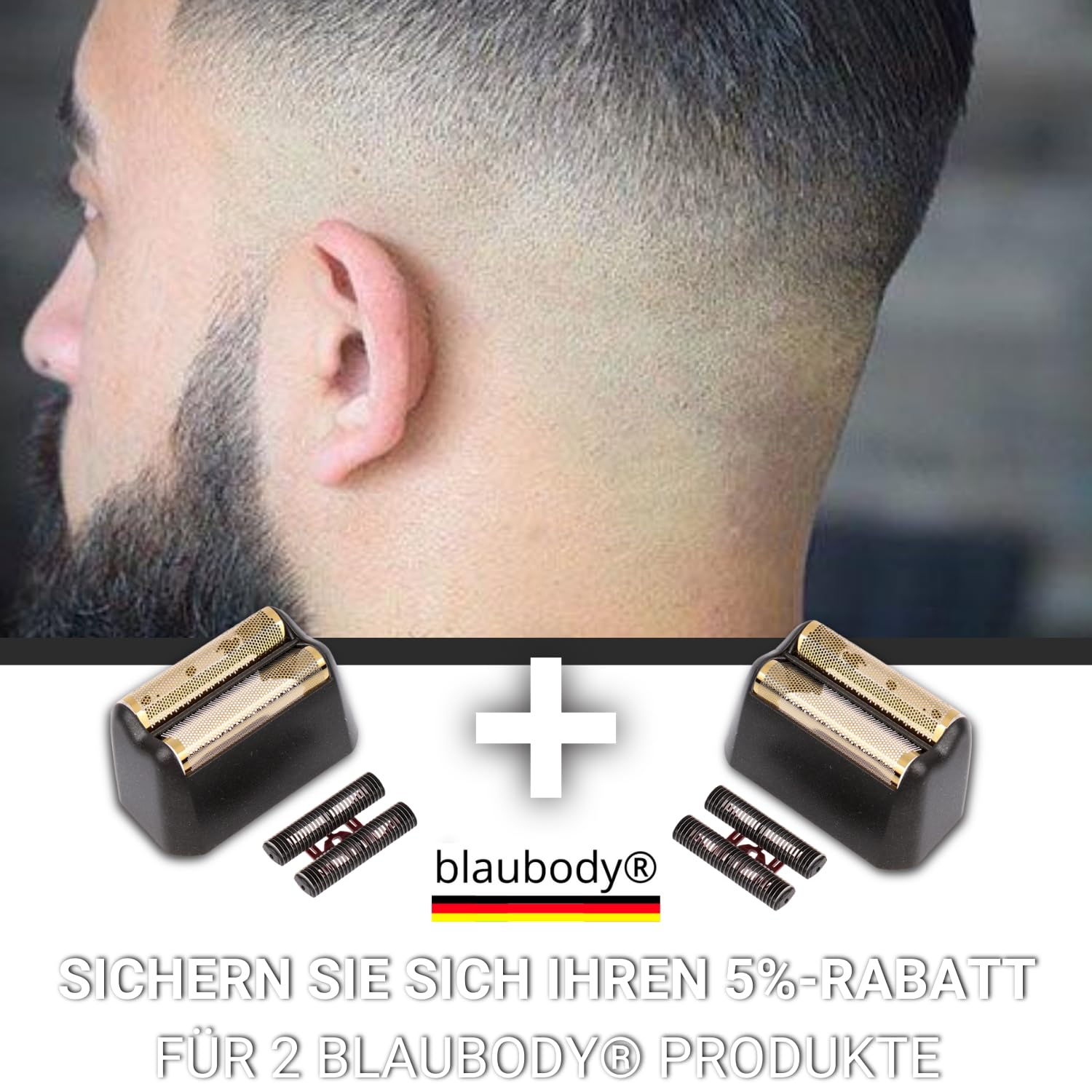 Scherkopf Ersatzkopf x1 Klinge Kompatibel mit Maschine Rasierer Wahl Shaver 5 Star Series Finale Ersatzkopf Trimmer Blade Finishing Ersatzfolie Ersatzteile Friseur Rasur Haare Bart Folienrasierer