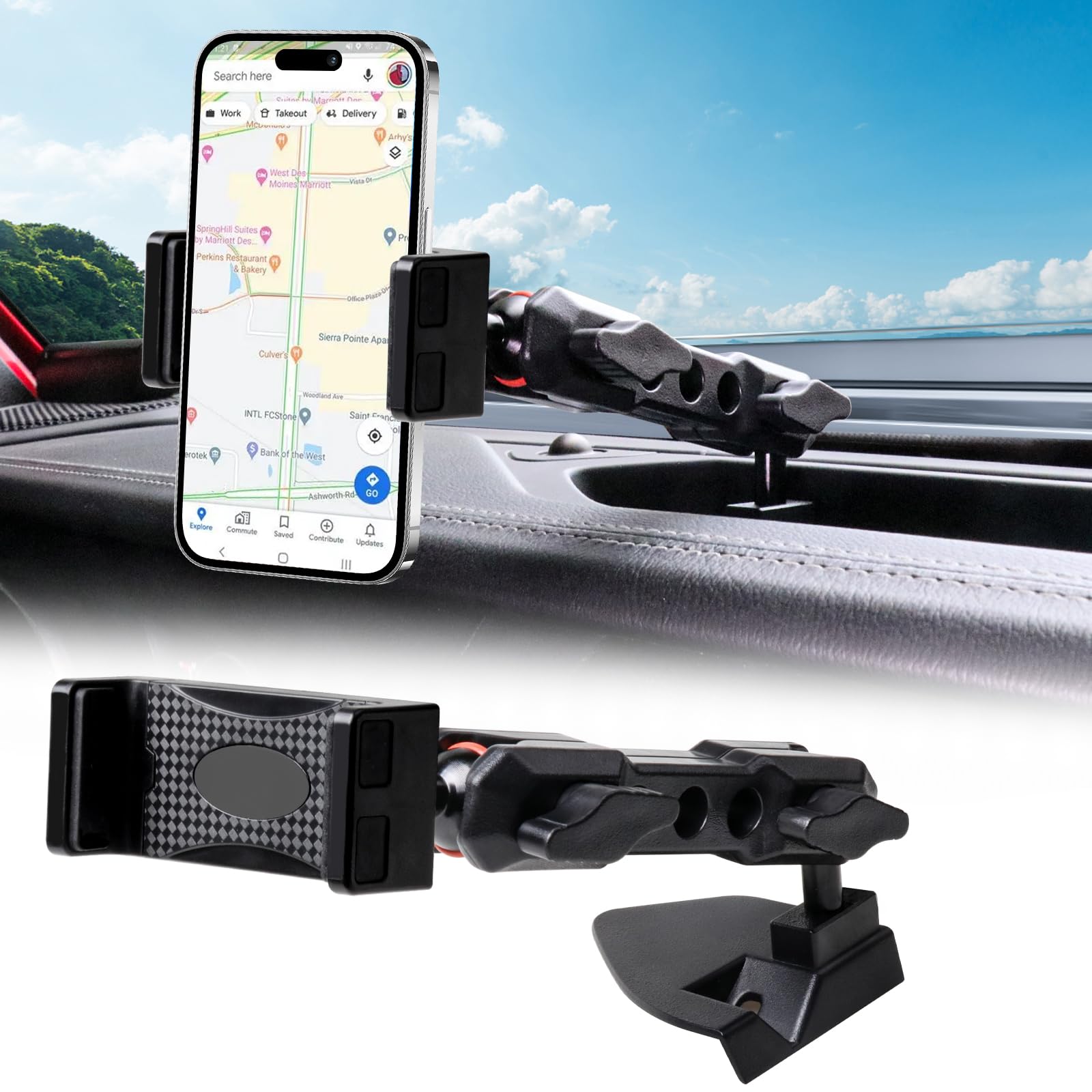 Jeep Jl Grab Bar Ball Mount Nilkatss Jt JL 2018-2023 Upgraded