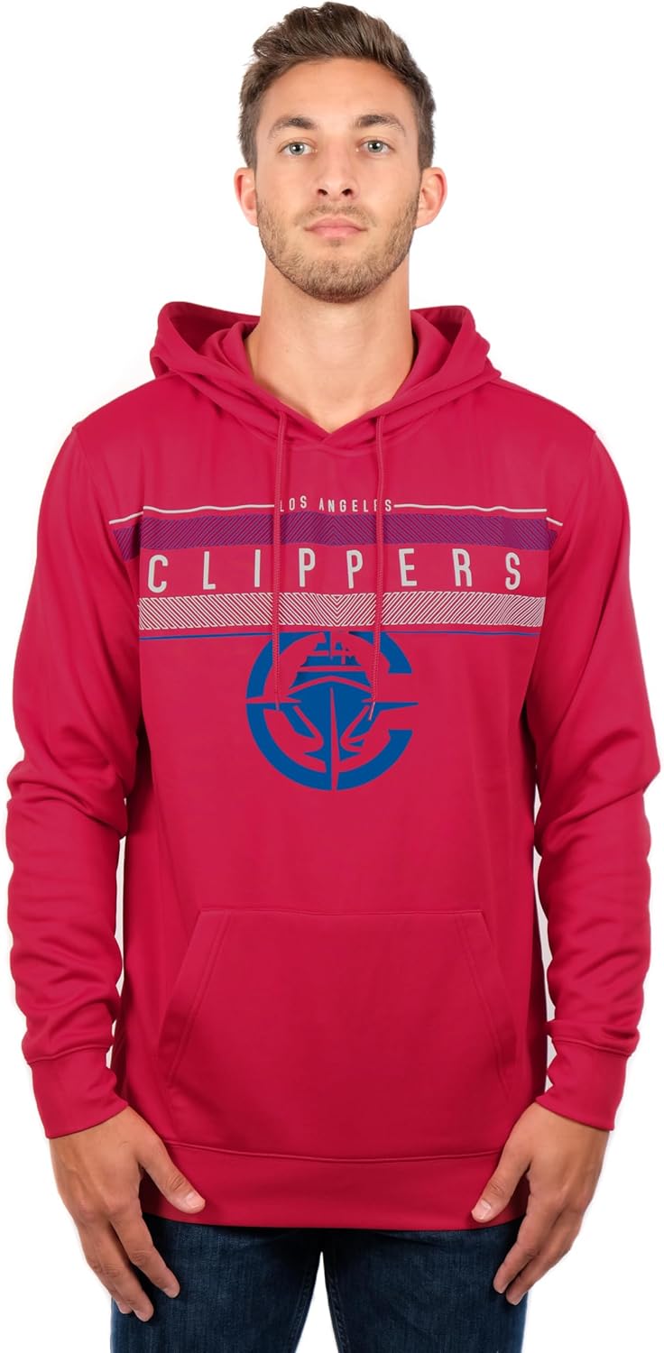 Ultra Game Men's NBA Official Super Soft Midtown Hoodie Sweatshirt - Image 2