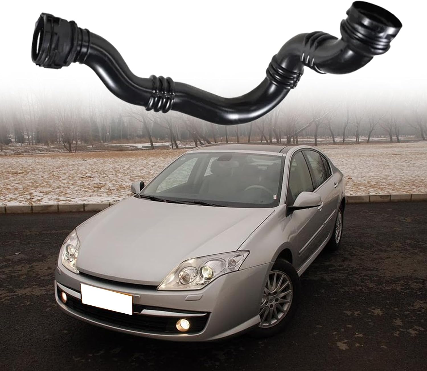 Chargers Cooling Hose Reinforced Intercooler Pipe 8200551943 Vehicle Accessories Easy to Use for Automotives High Temperature Intercooler Hose Reinforced Turbocharger Connector for Automotive Vehicle