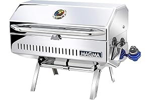 Magma Products Newport 2 Classic Gourmet Series Boat Grill Gas Outdoor Griddle A10-918-2