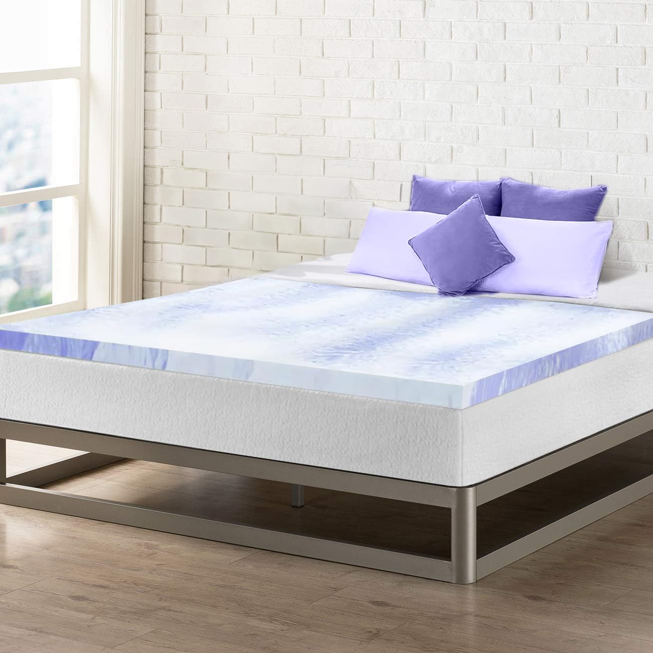 2 Inch Twin XL Memory Foam Mattress Topper