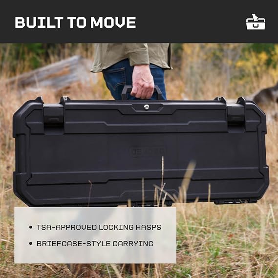 DECKED Honcho 80 L Protective Case with PuzzleFoamTM & TSA Lock - Black
