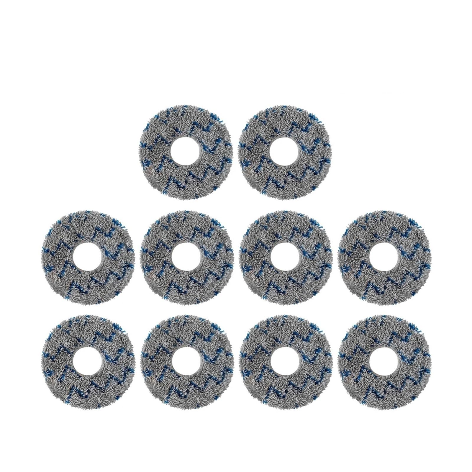 VIXWDRUTY Compatible For Ecovacs，Compatible For DEBOT，X1/X2/T10/T20/T30 MAX/PRO/T50/DEX86 Parts Main Roller Side Brush Filter Mop Cloth(B-10PCS)