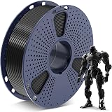 SUNLU PLA Filamento Stampante 3D, Filamento PLA 1.75mm per Stampante 3D, Adatto Alla Maggior Parte Delle Stampanti 3D FDM, Bobina 3D Filamento PLA da 1KG. (Nero) - 1