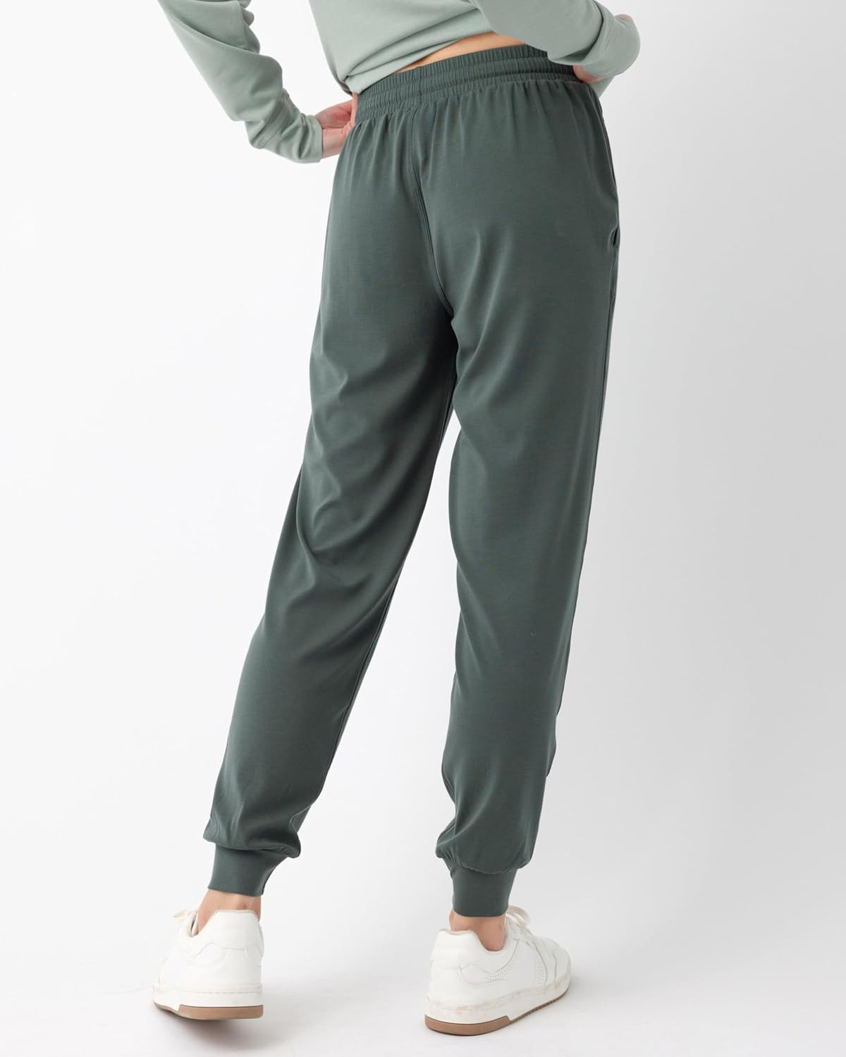 Cozy Earth Women's Studio Jogger Pants – Mid-Rise Lightweight Athletic Joggers with Pockets – Modal Activewear for Women - Image 2