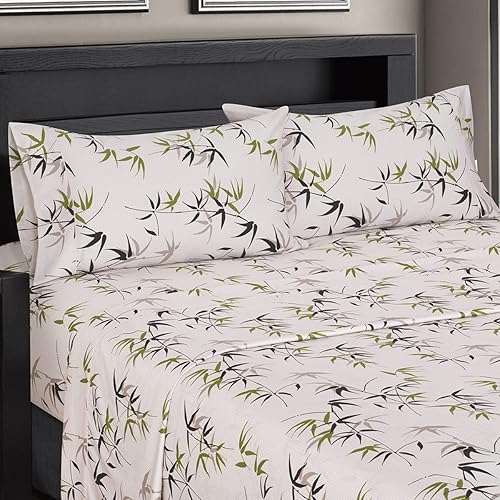 Royal Hotel Bedding Juego de sábanas de algodón satinado de 4 piezas, 100% algodón, tejido de satén superior, suave como la seda, bolsillo profundo,