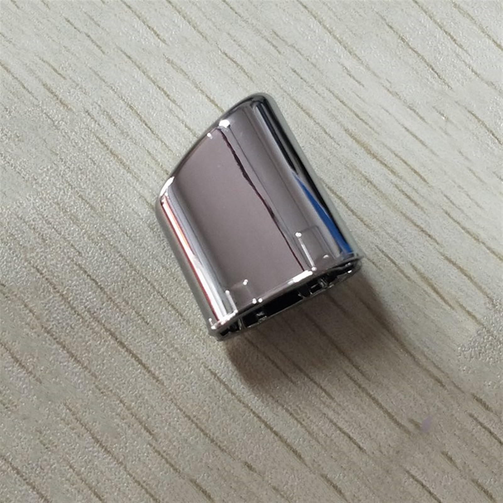 BaraSh Pulsante Freno Compatibile con per Polo 2011 2012 2013 2014 2015 2016 Chrome Freno A Mano Premere Il Pulsante di Copertura Trim 6R0711333C(color1)