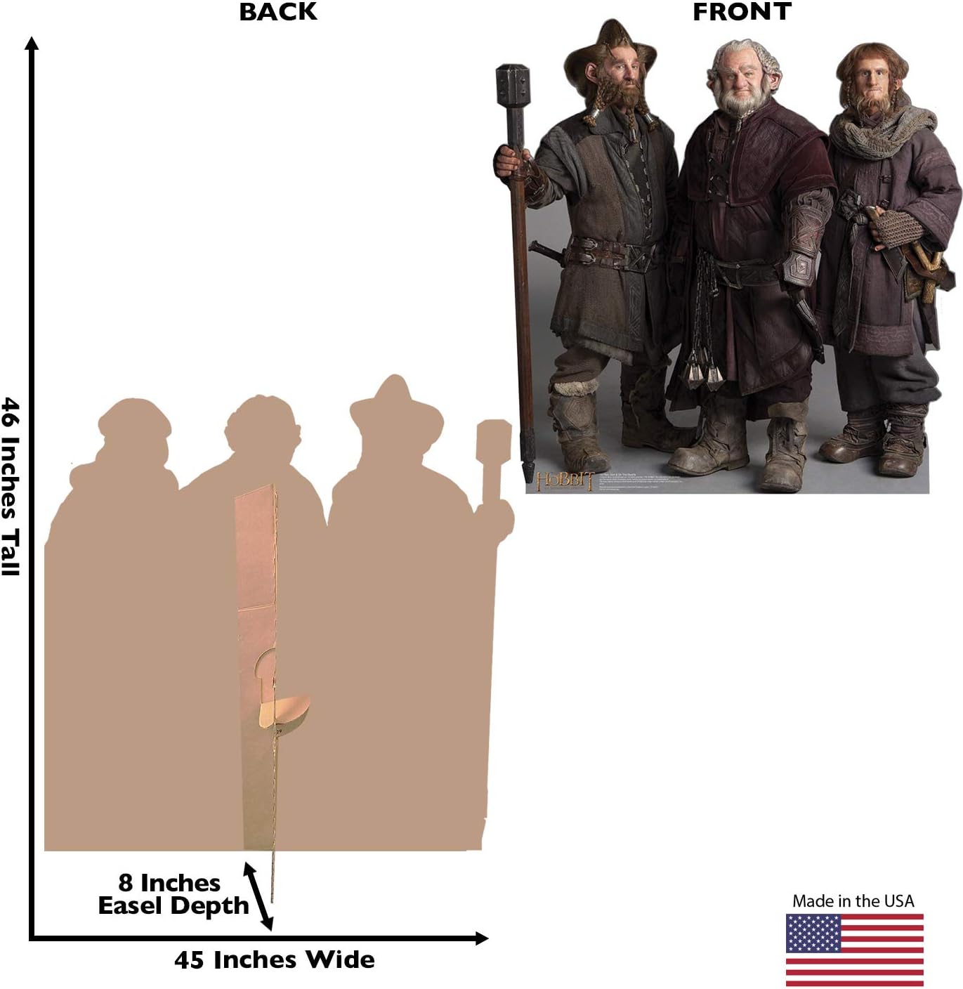 Cardboard People Kili The Dwarf Life Size Cardboard Cutout Standup - The Hobbit