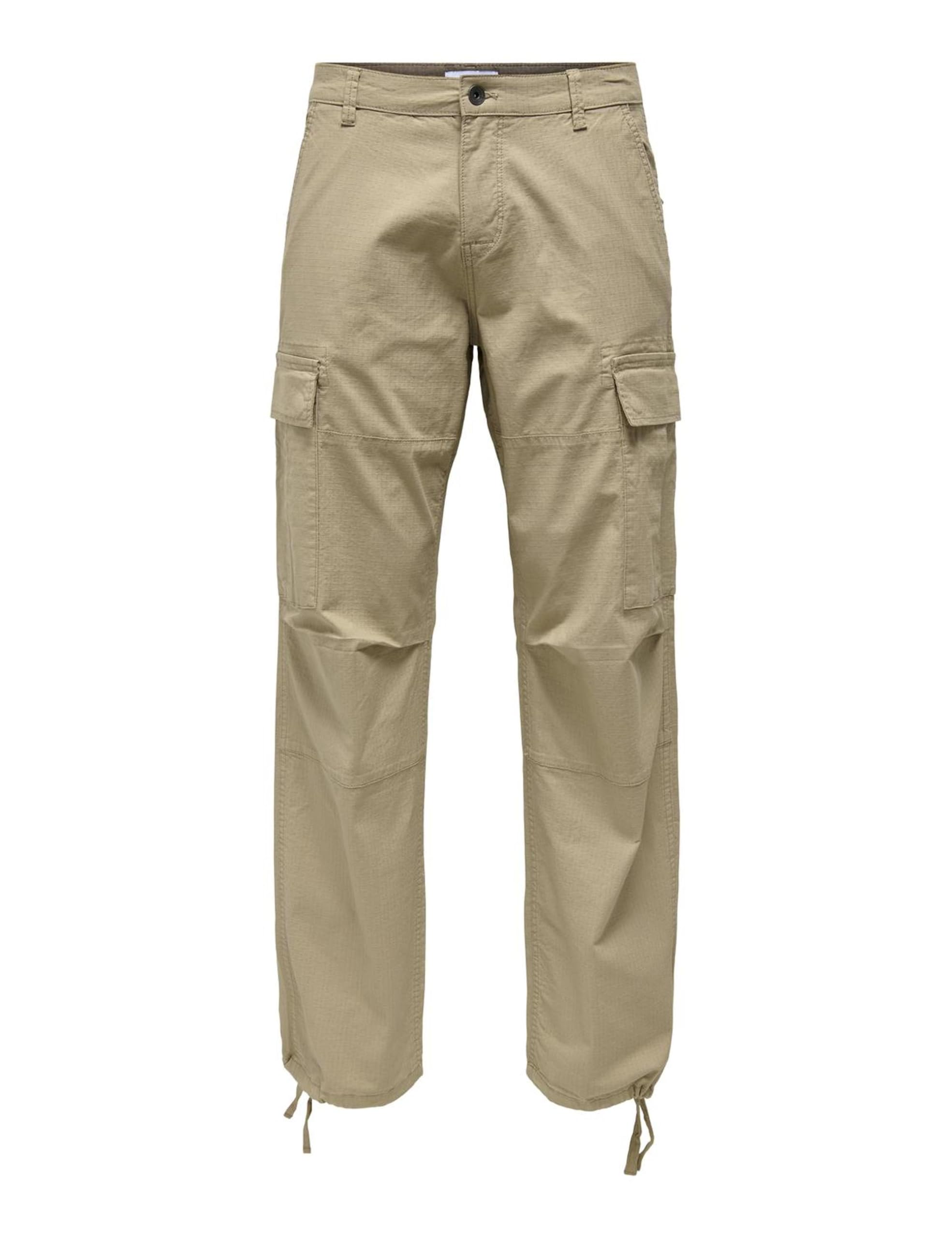 ONLY & SONS Pantaloni da Uomo ONSRAY Taglio Ampio, Cincillà, 32W x 32L