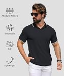 ZITY Polo Homme Polo manches courtes Polo Respirant Chemise pour Homme Été Casual Sports Chemise Regular Fit Golf Outdoor Tshirts